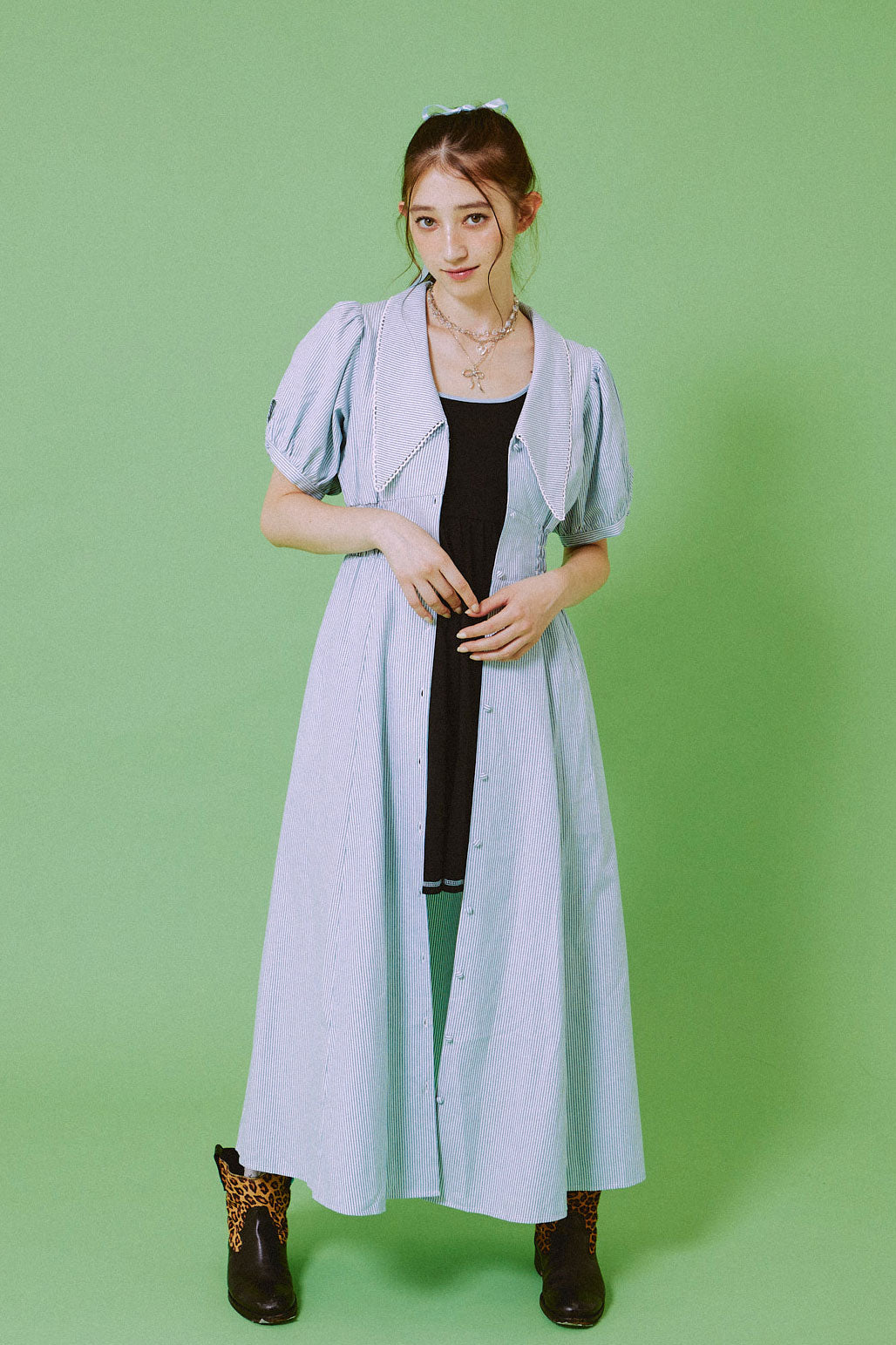 Retro Bloom Long Dress