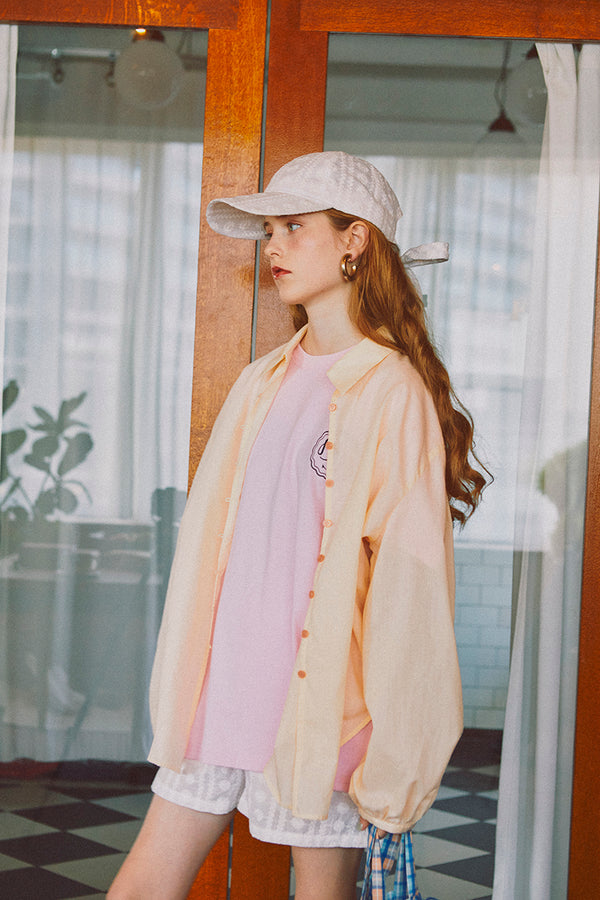 Sherbet Sheer Big Shirt