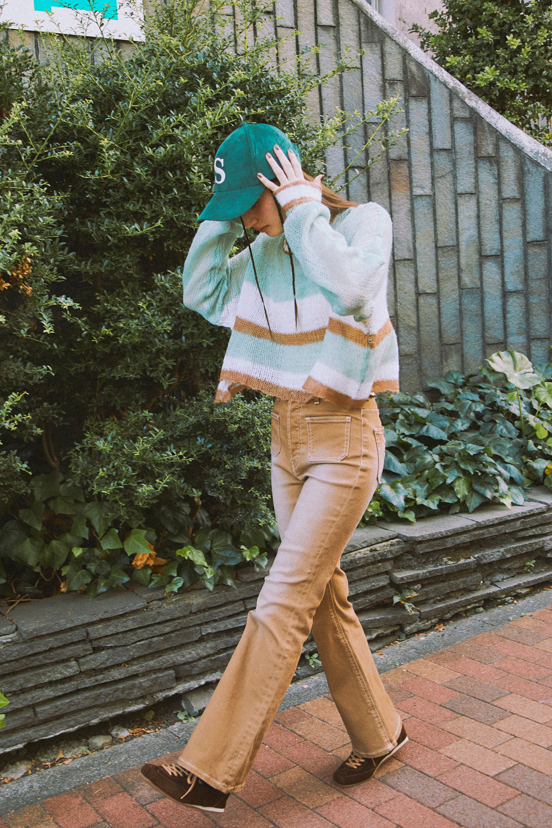 Playful Sheer Knit Top