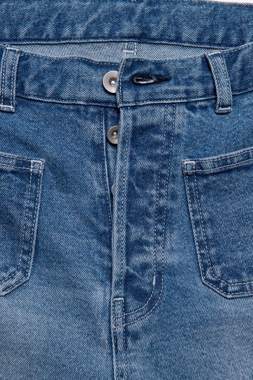 Cherry Bell Flare Denim Pants