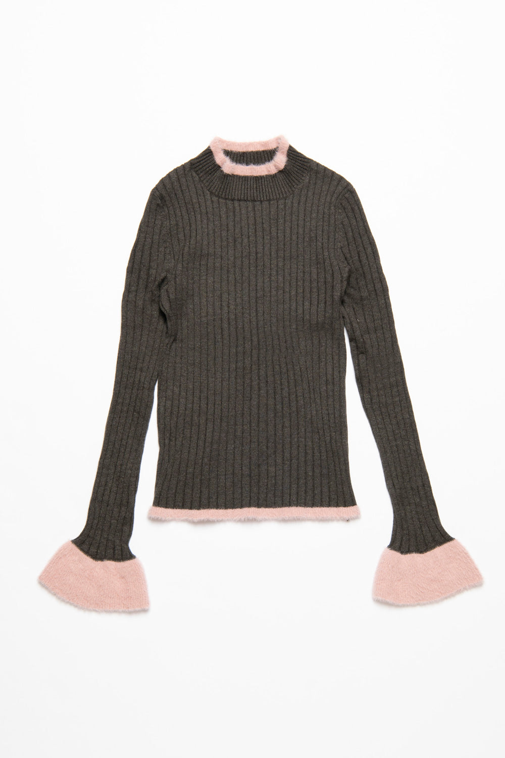 Shaggy Accent Rib Knit
