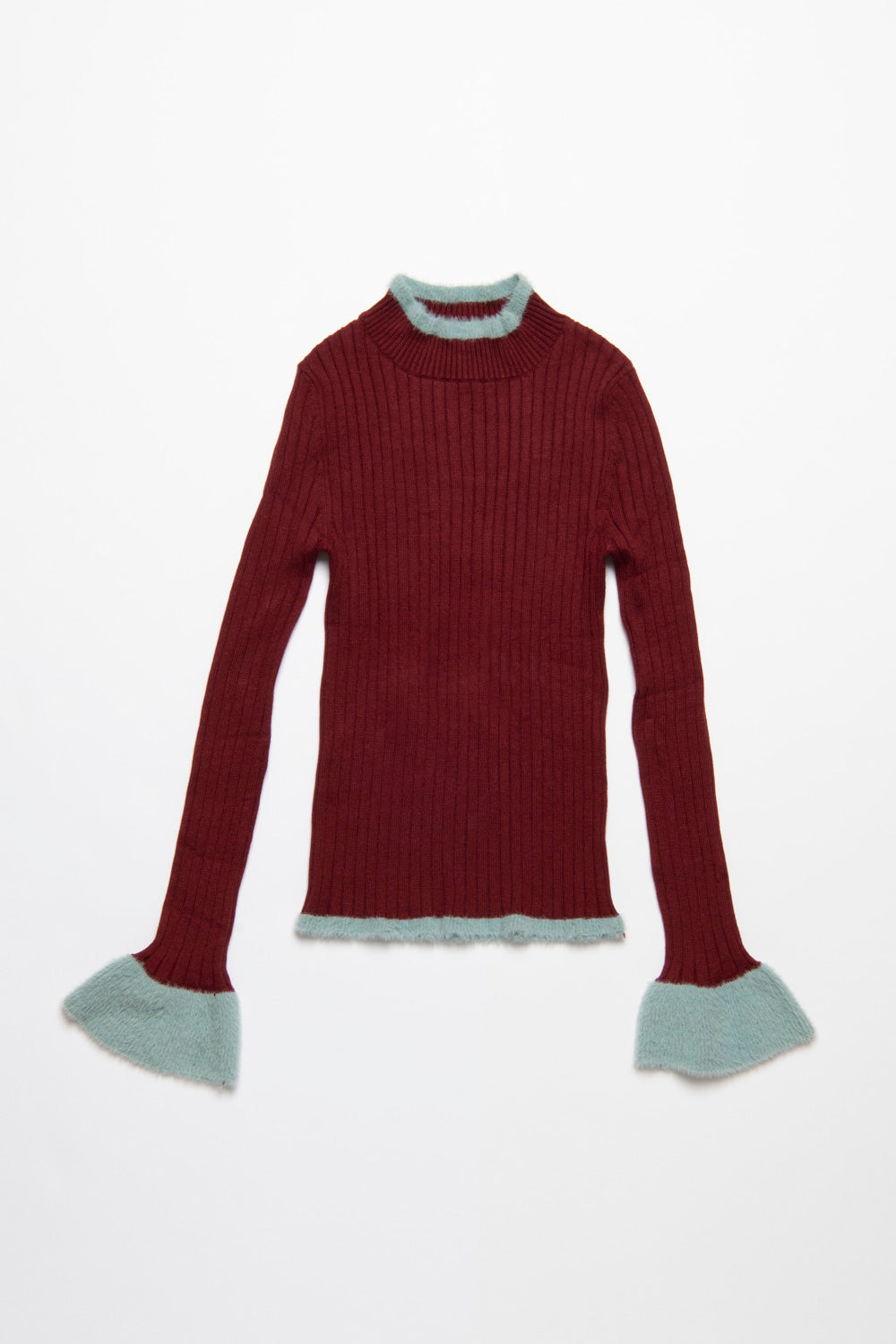 Shaggy Accent Rib Knit