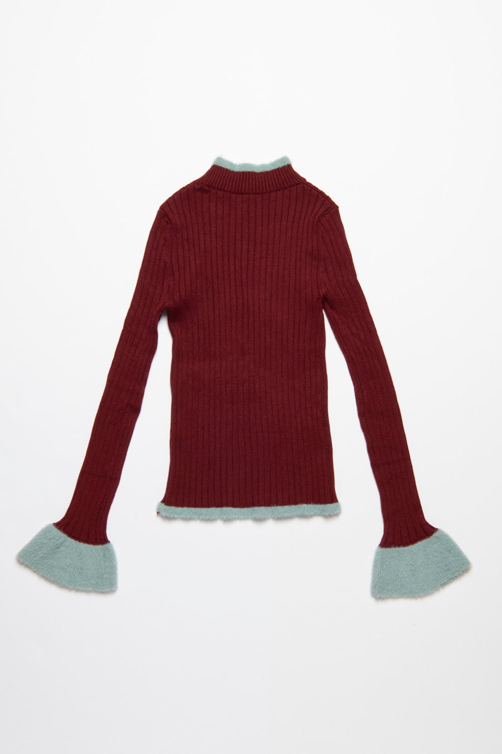 Shaggy Accent Rib Knit