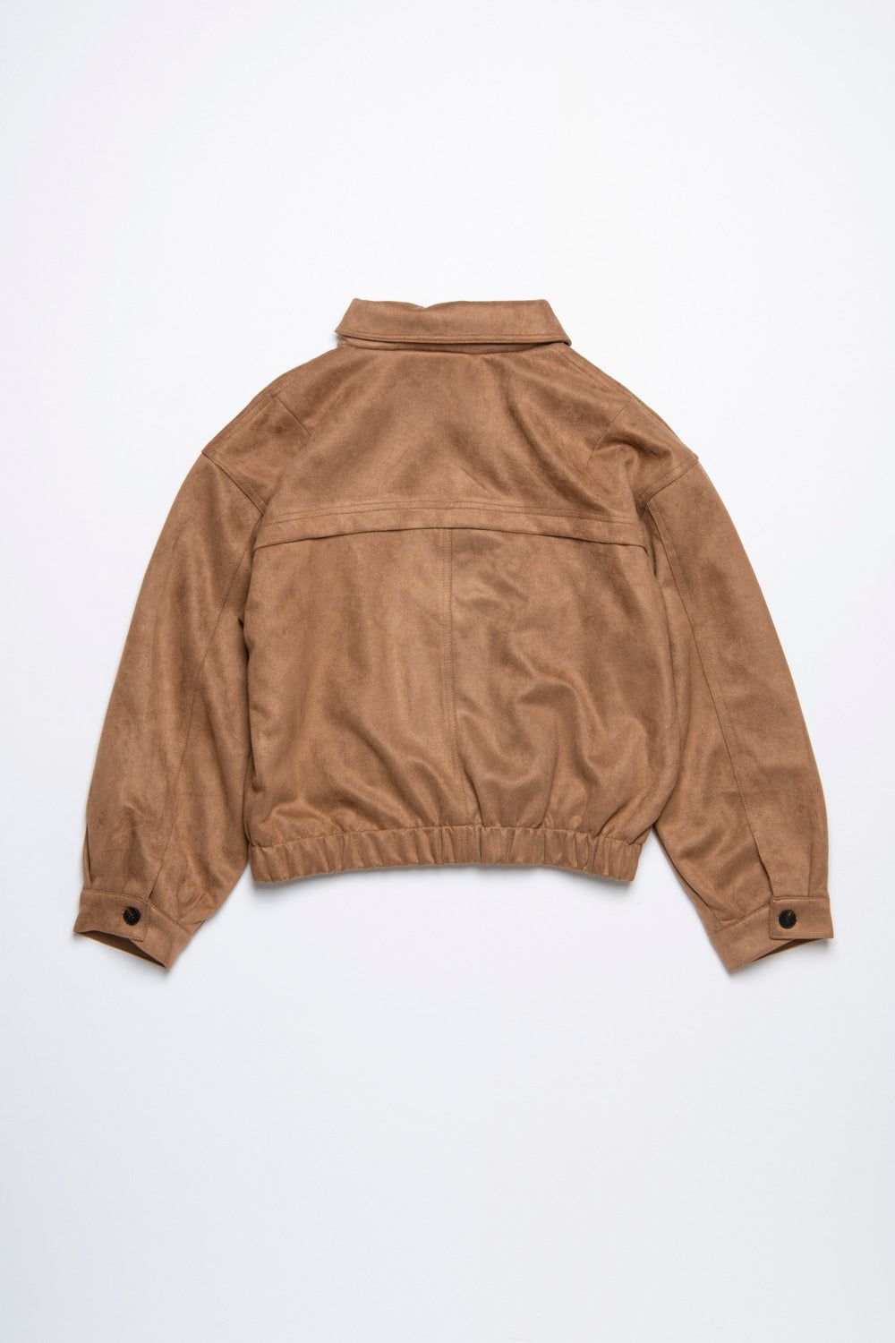 Faux suede blouson