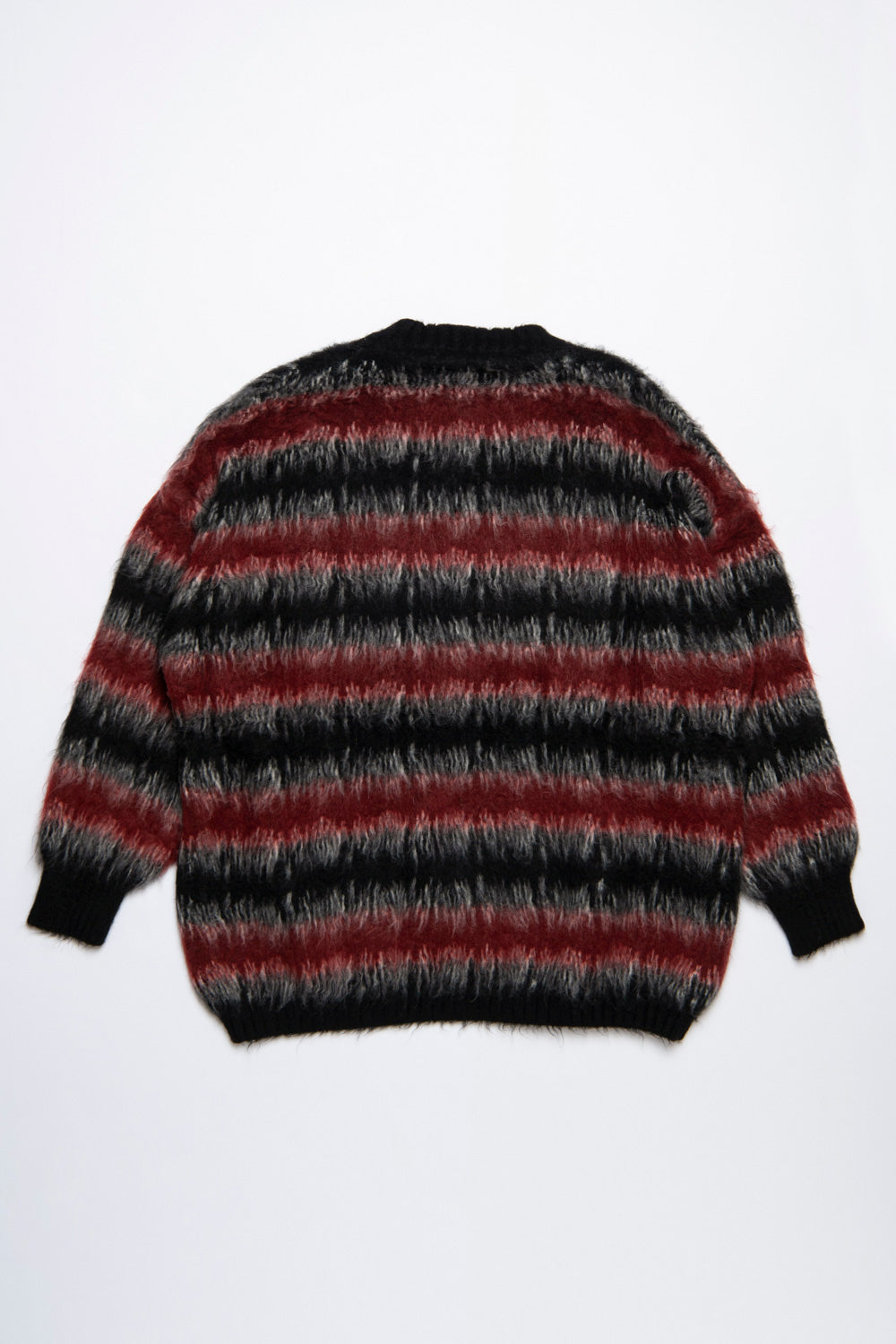 Multi border fur knit