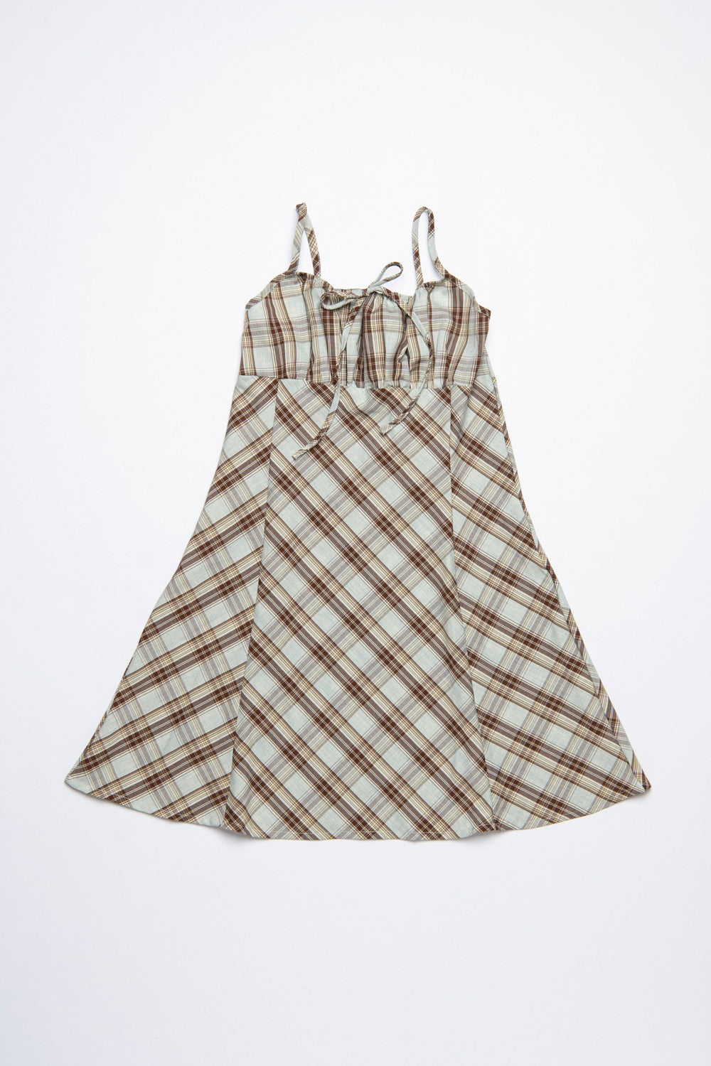 Checked cami dress