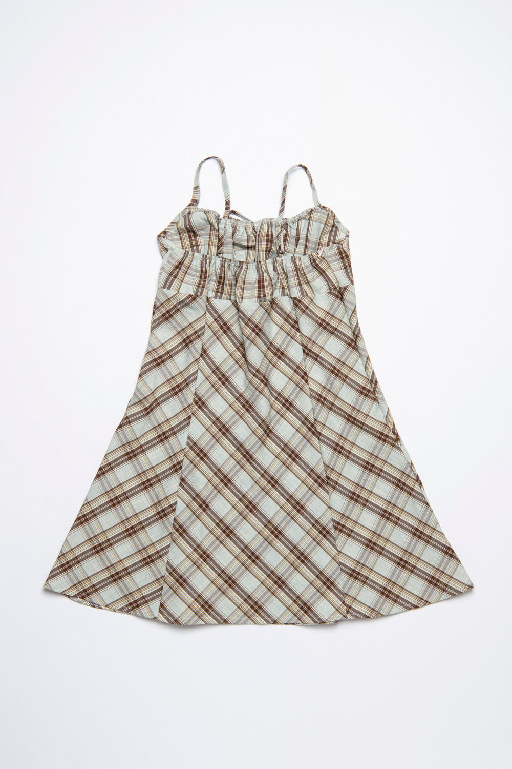 Checked cami dress