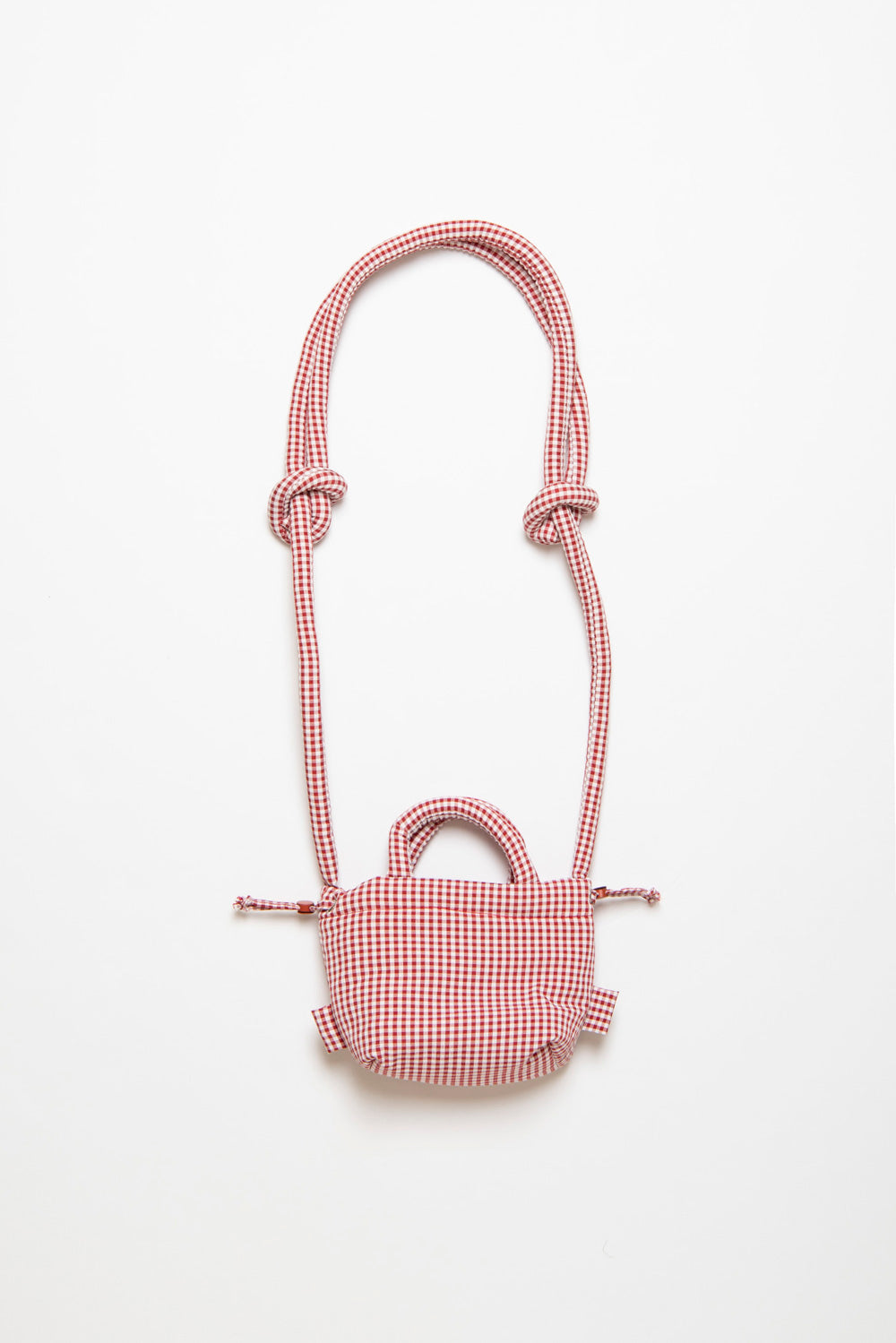 Gingham Puffer Bag