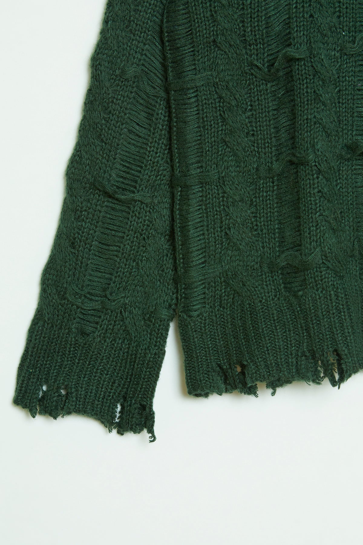 Different Wreck Knit Top / Green