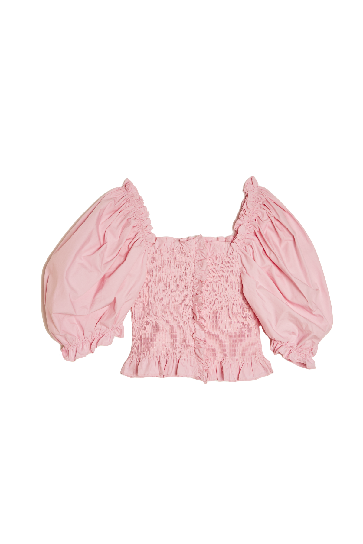 Princess puff sleeve tops / Pink