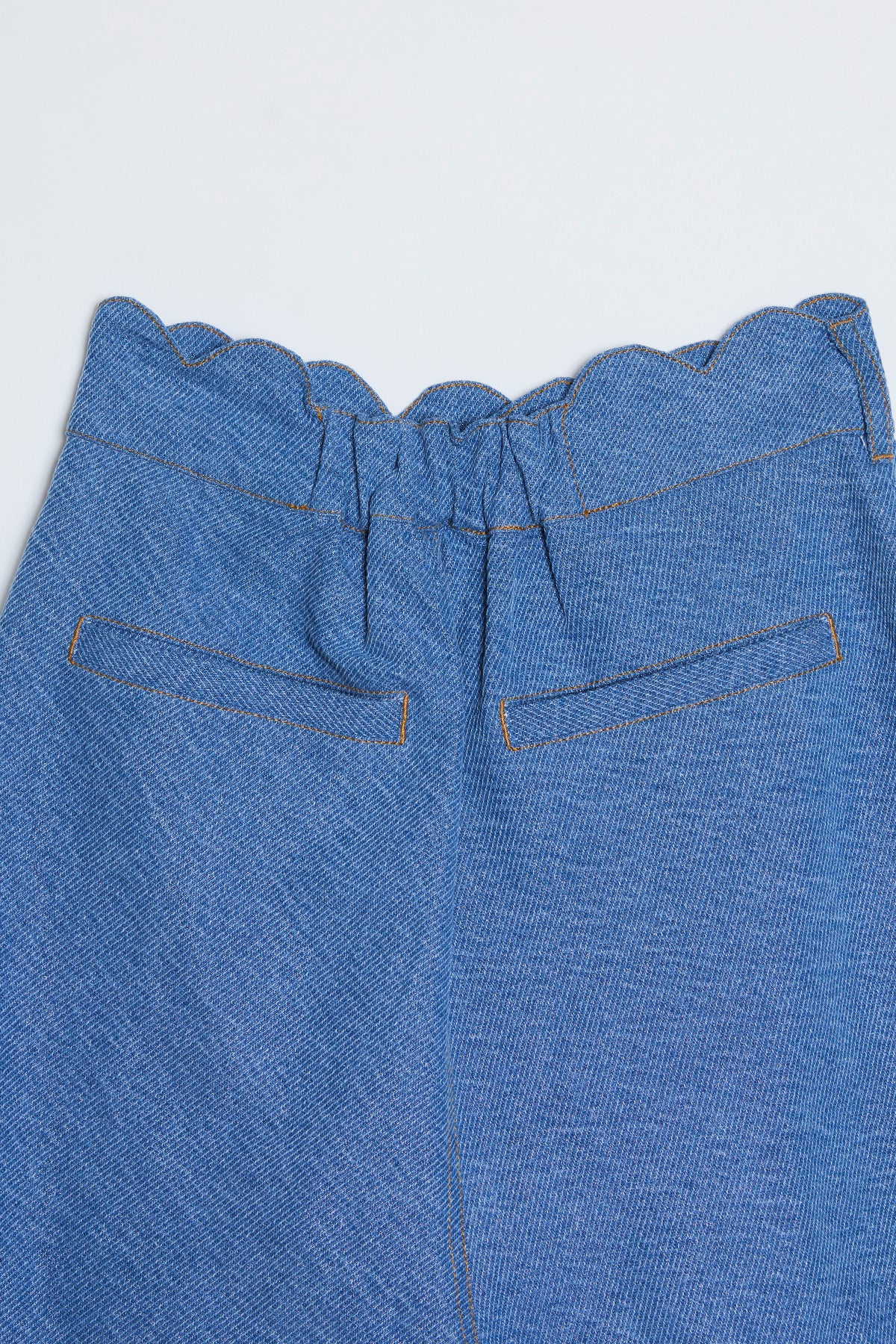 Glare Denim Short Pants / Blue