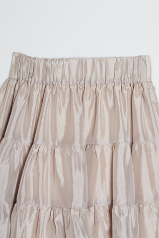 Sherbet Frill Skirt / Beige