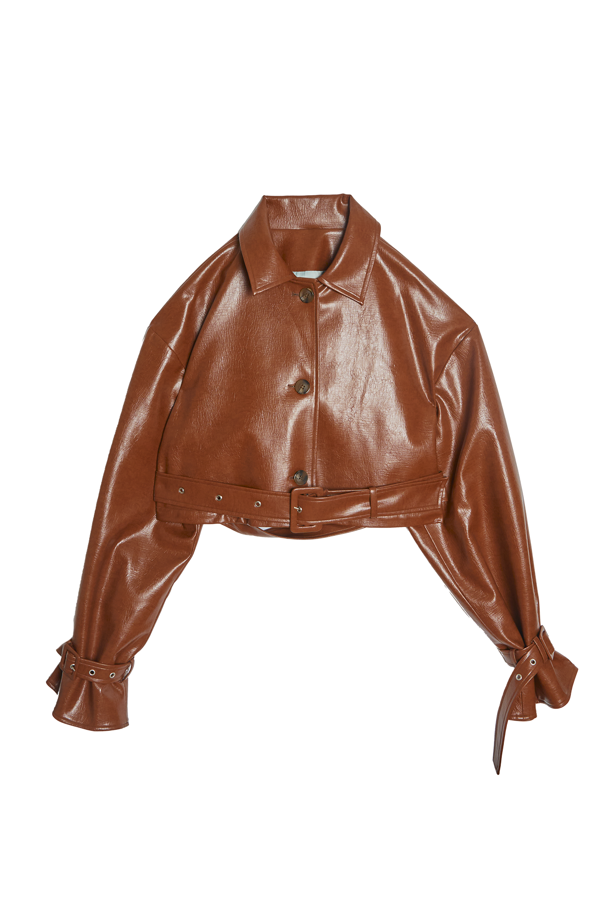 Magical Leather Coat / Brown