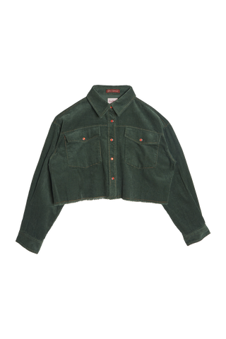 Laid Back Corduroy Shirt / Green