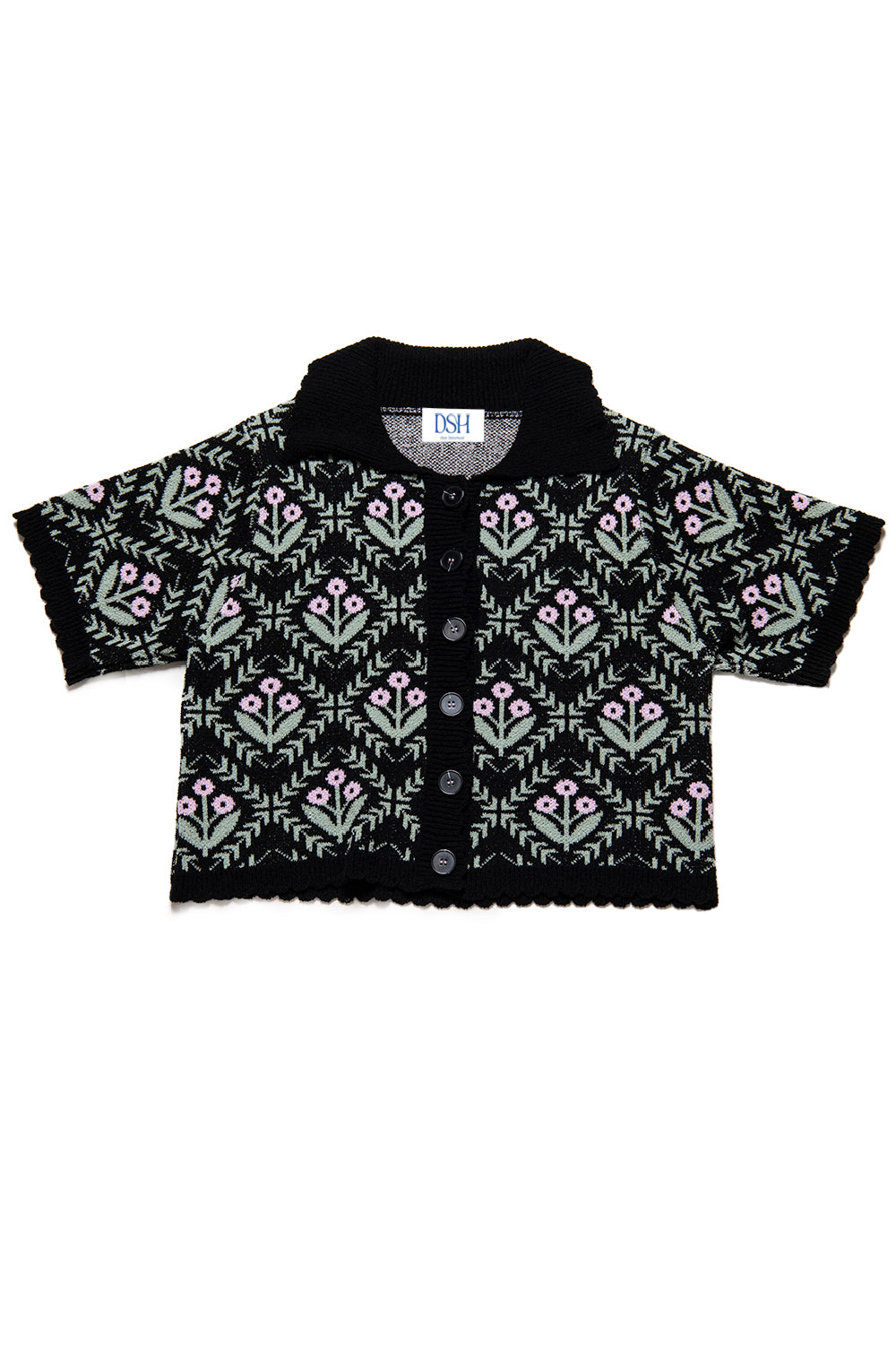 Flower Garden Knit Polo