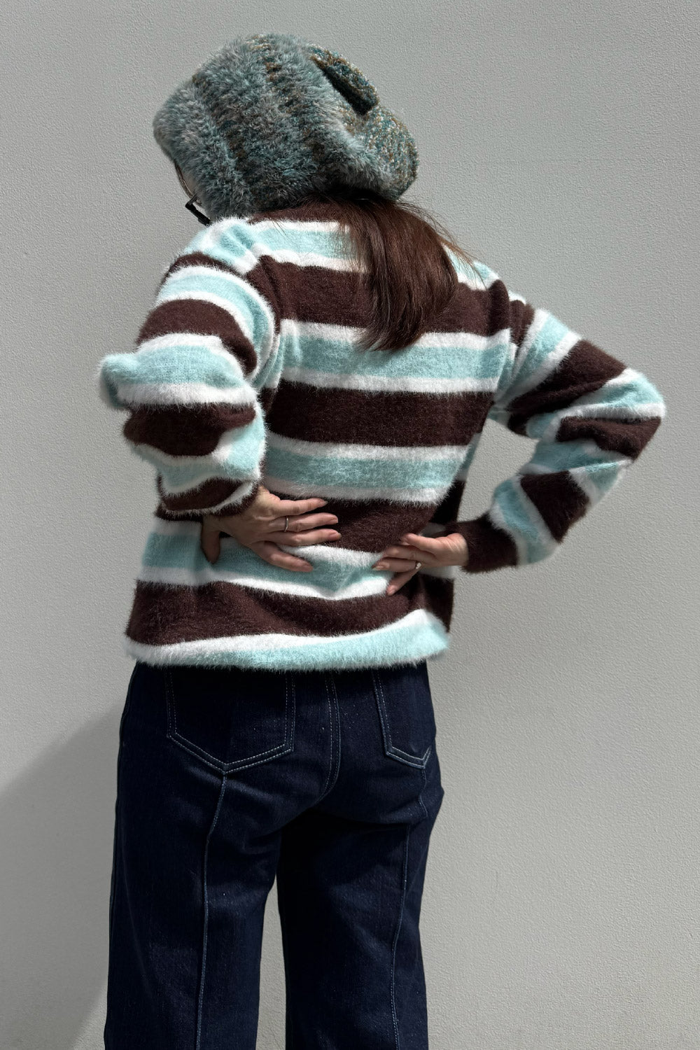 Multi border knit