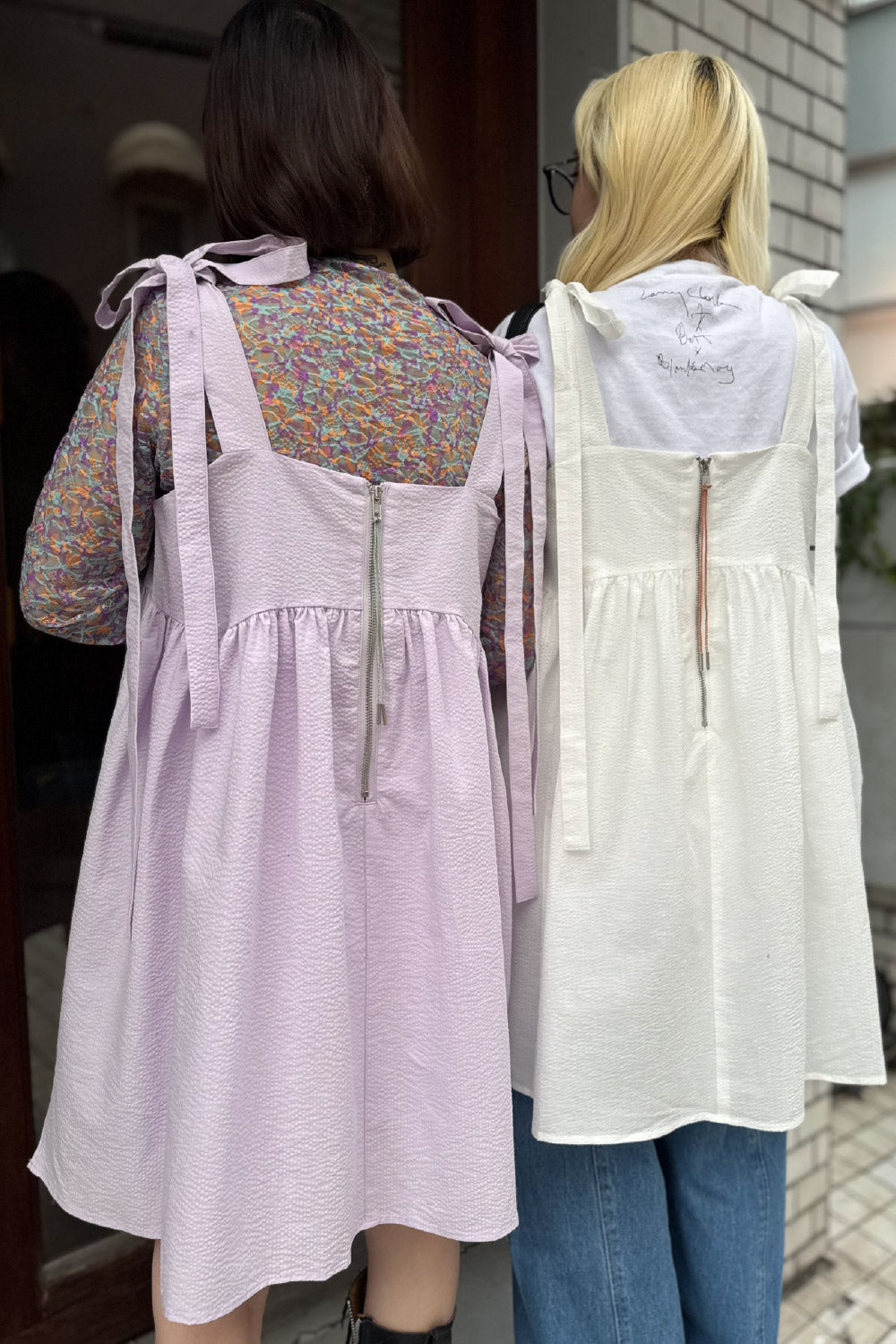 Shoulder Ribbon Rompers