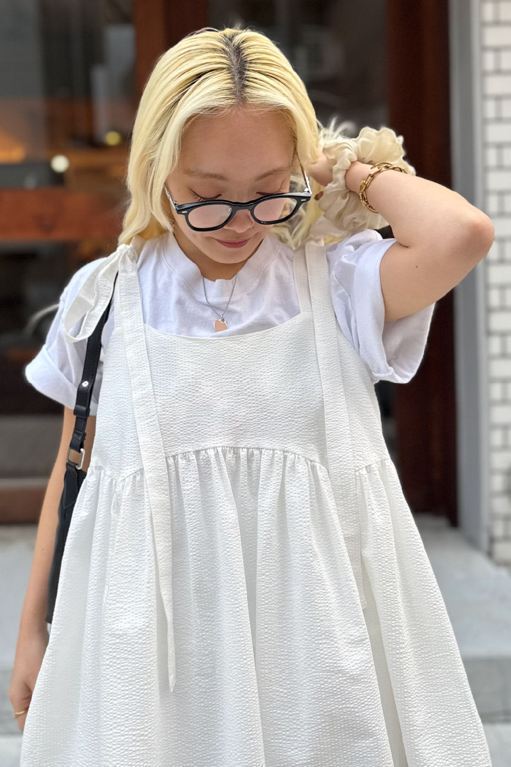 Shoulder Ribbon Rompers