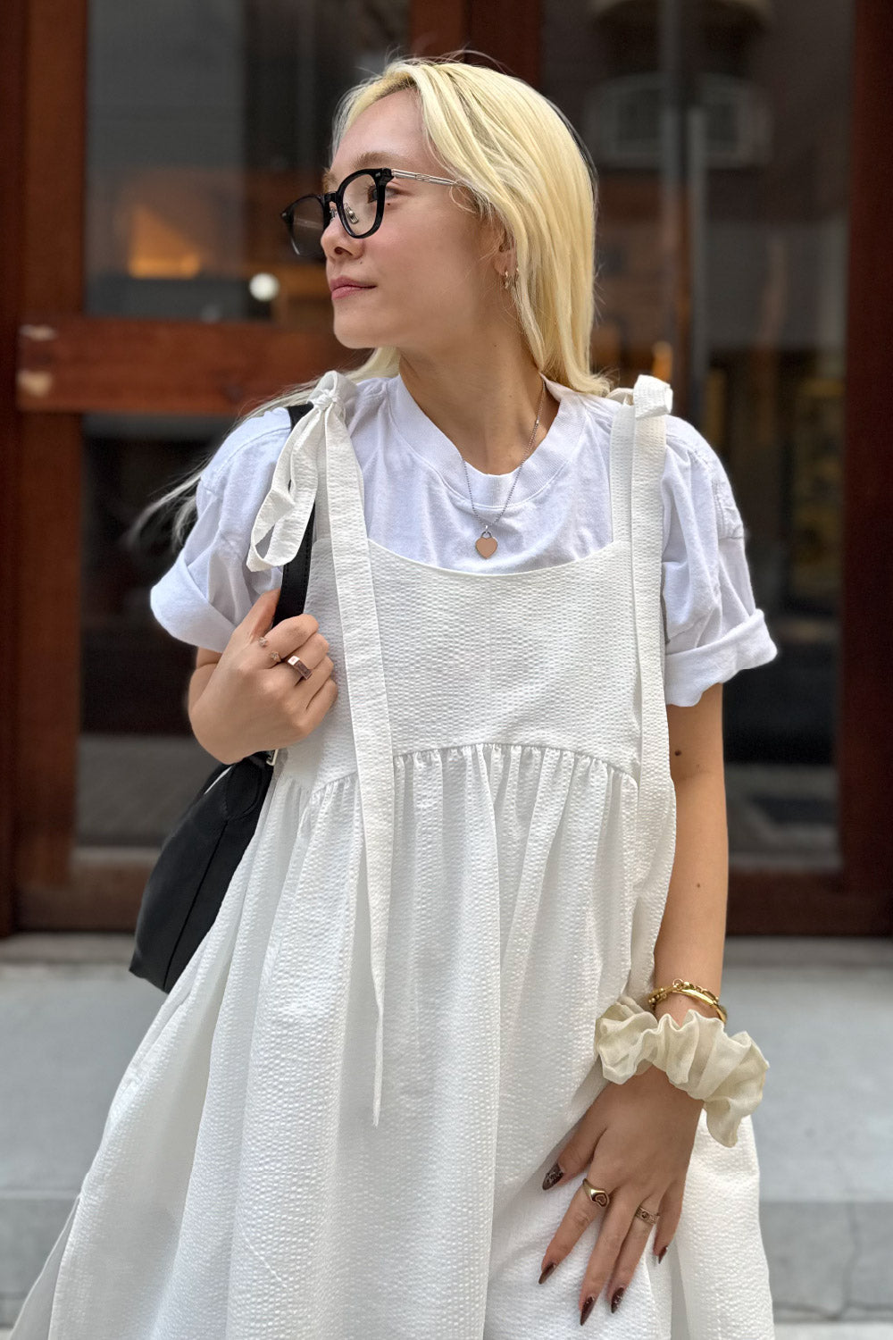 Shoulder Ribbon Rompers