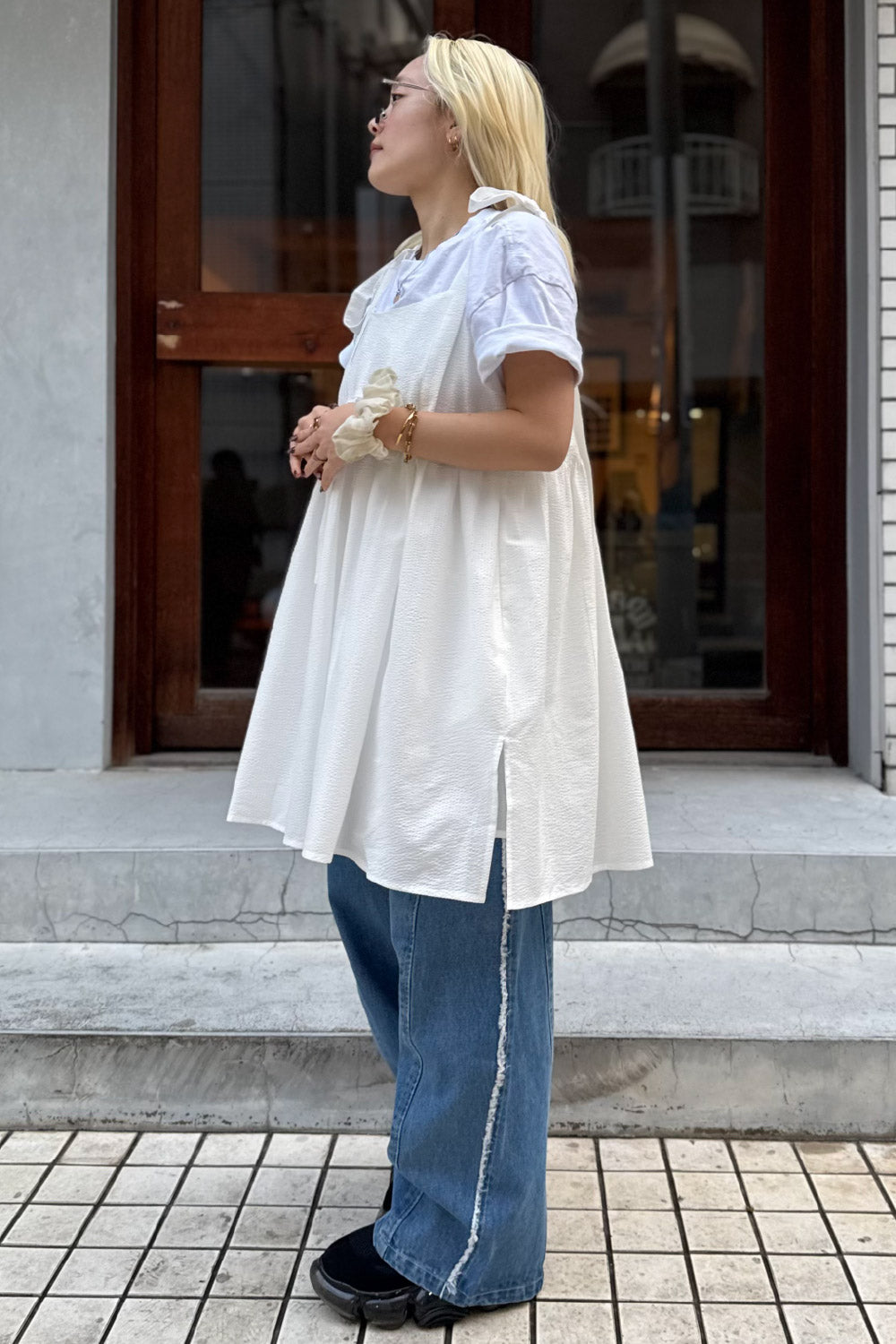 Shoulder Ribbon Rompers