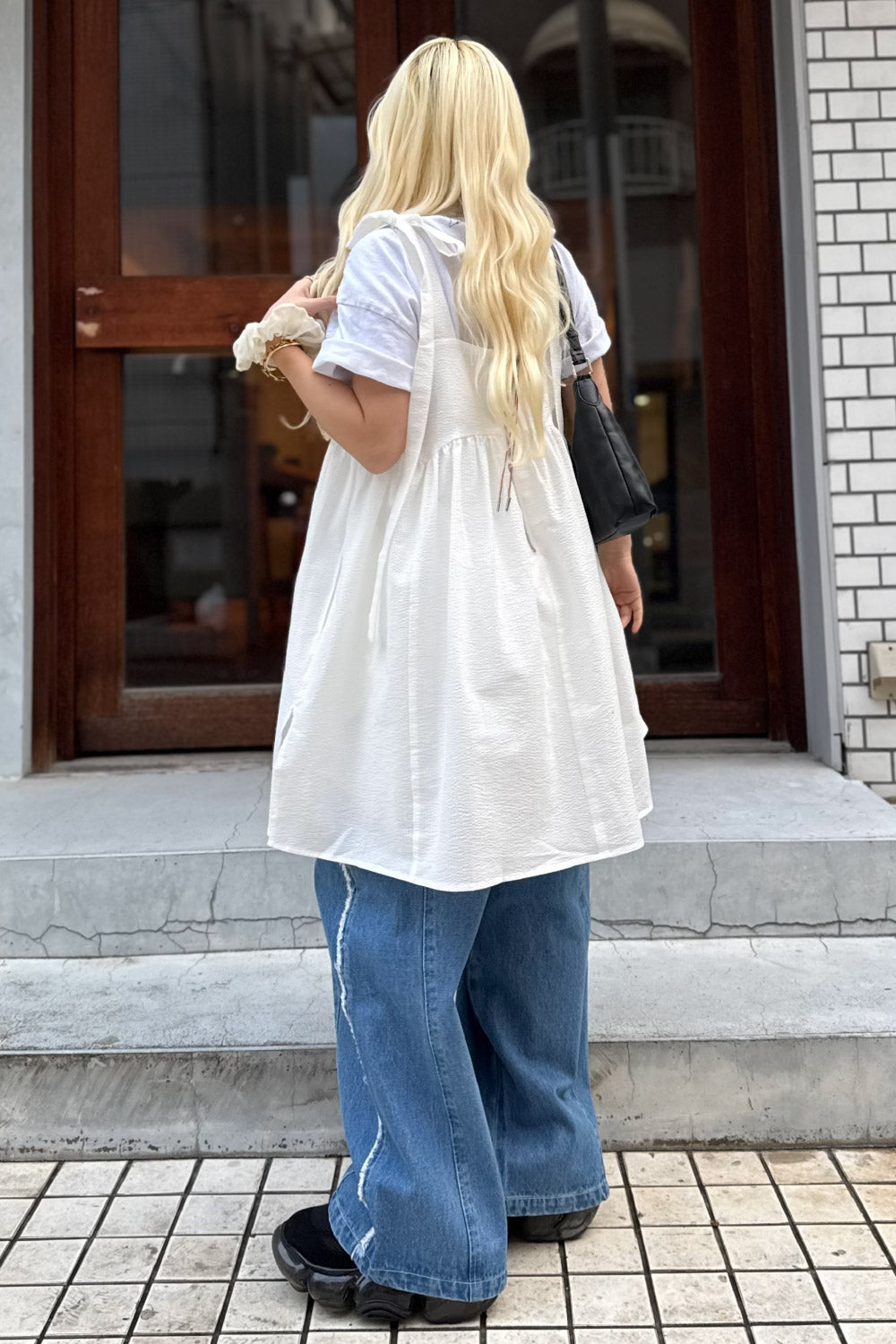 Shoulder Ribbon Rompers