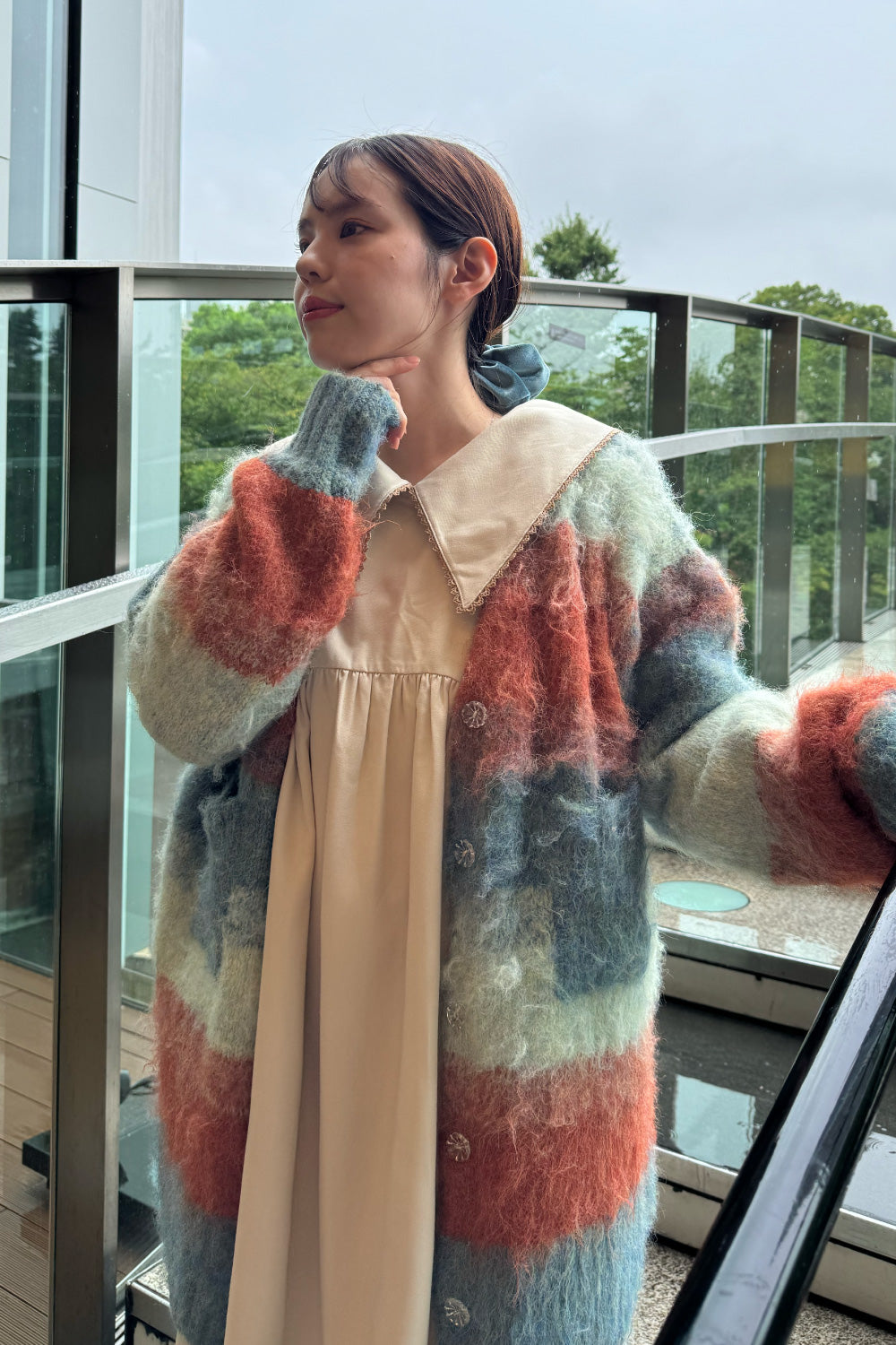 Twilight Border Knit Cardigan