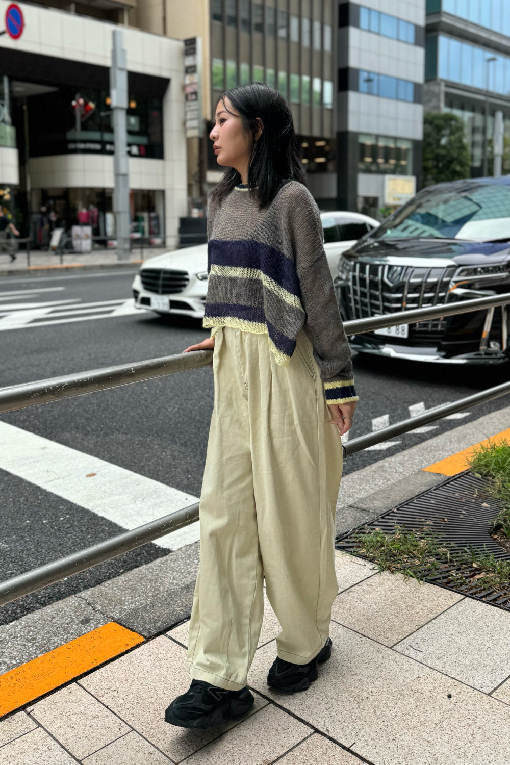 Playful Sheer Knit Top