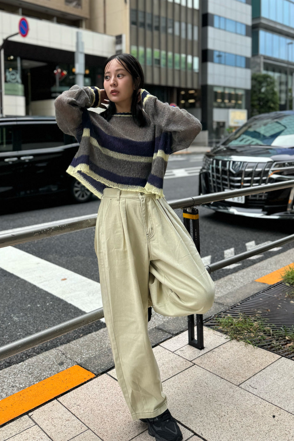 Playful Sheer Knit Top