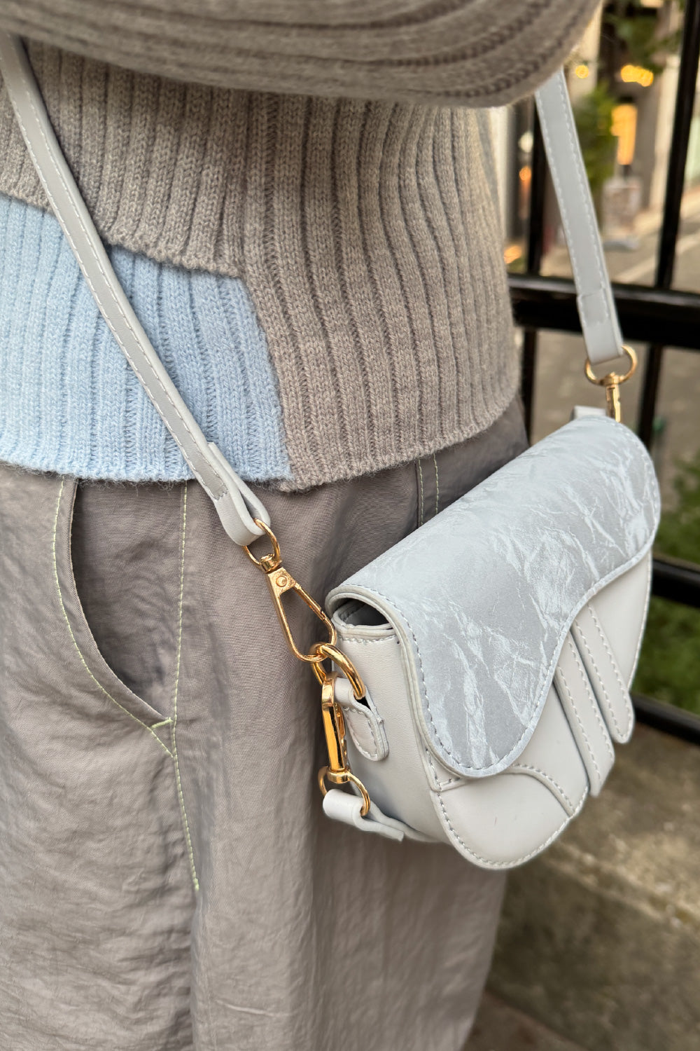 Flap mini bag