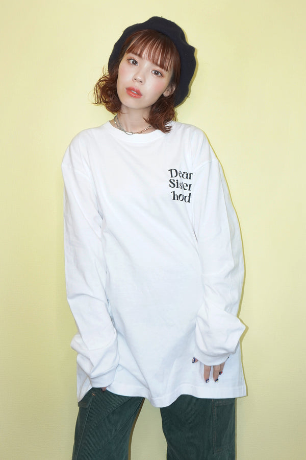 【 NAKAKI PANTZ × Dear Sisterhood collaboration 】long -T / White