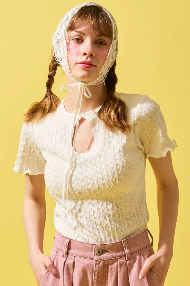 Peep Calm Bra Cup Top