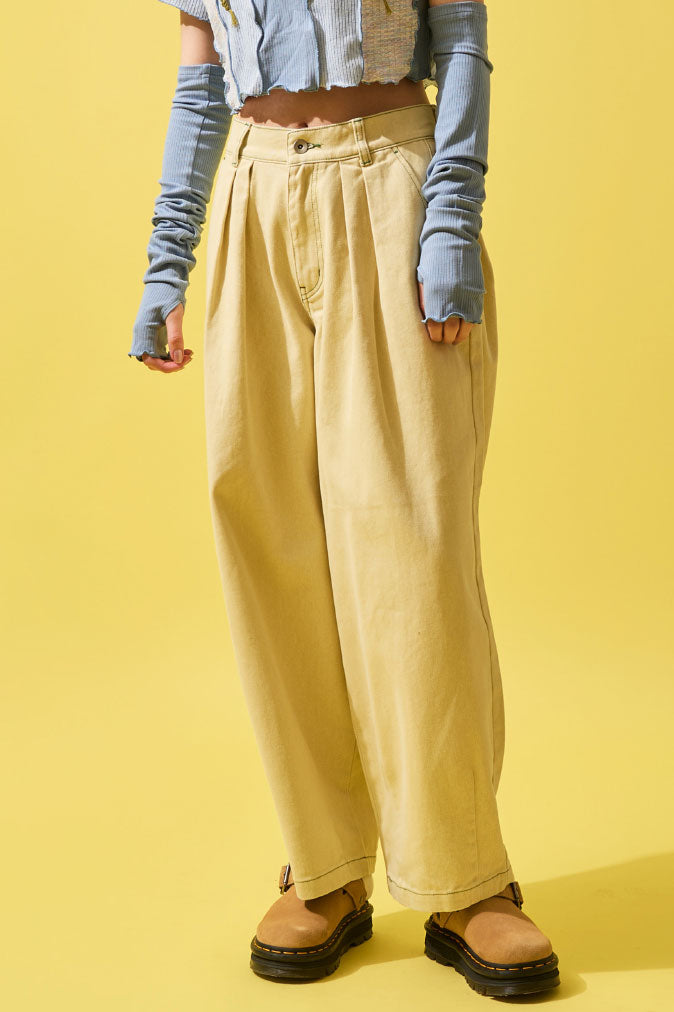 Cotton Cloud Volume Pants