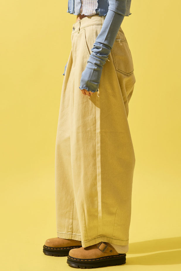 Cotton Cloud Volume Pants