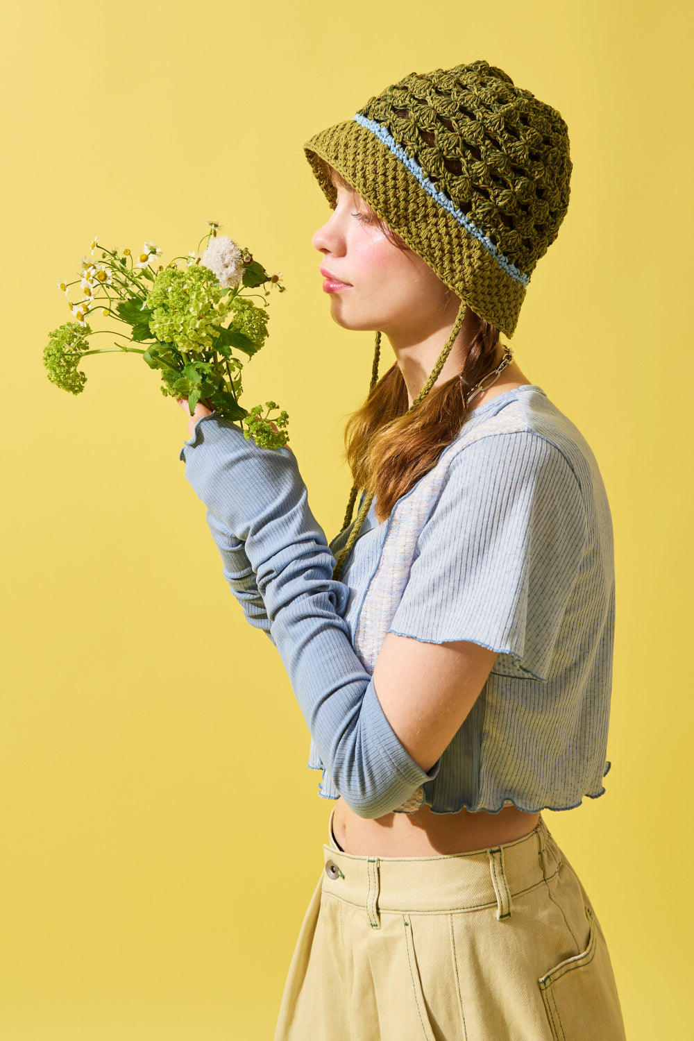 Melange Crochet Hat