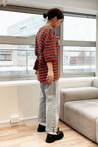 Border big T / Brown