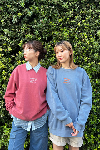 Darling,You're Different. Sweat Top / Blue