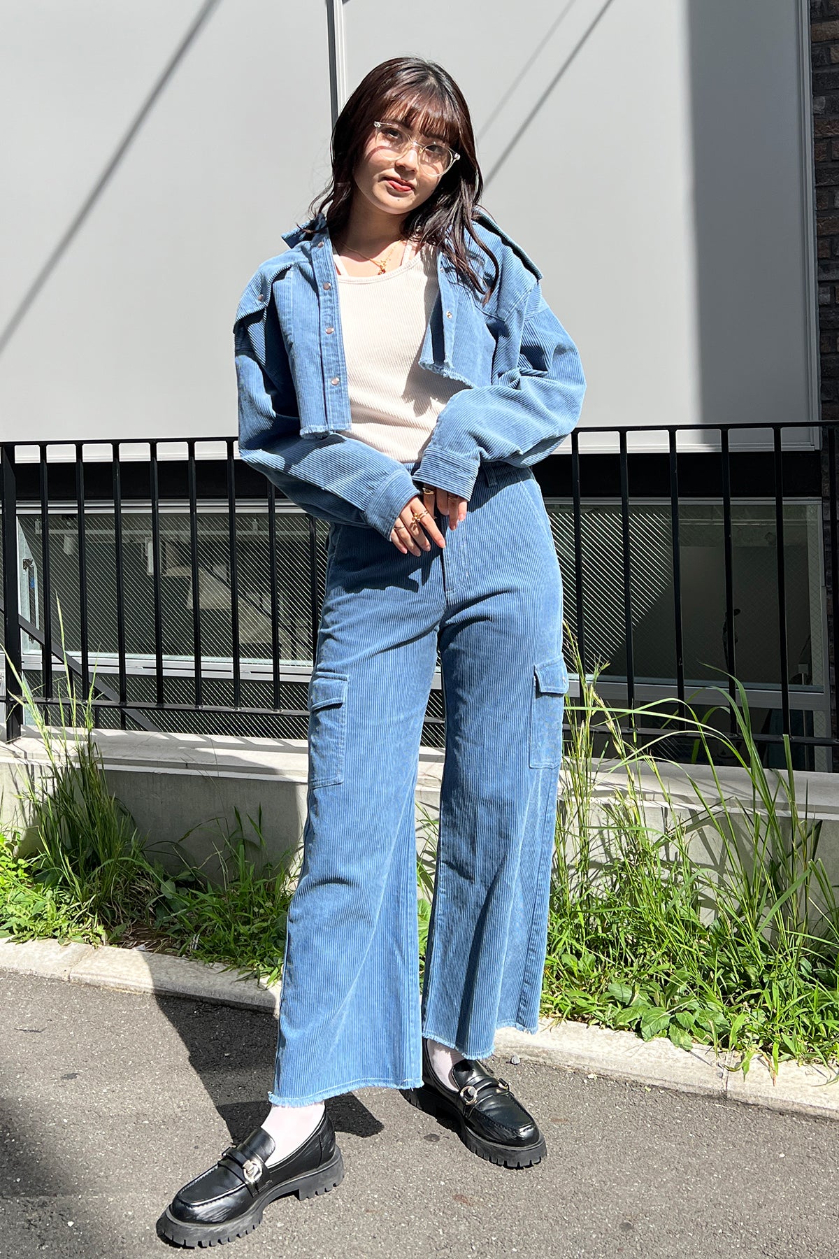 Laid Back Corduroy Set Up / Blue