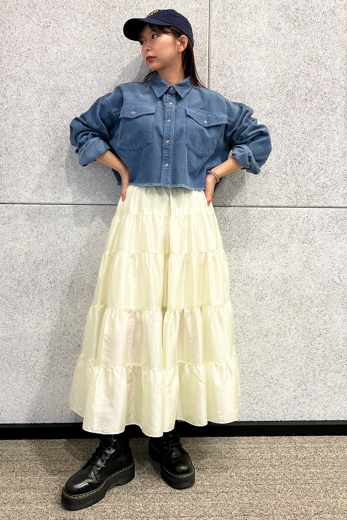 Sherbet Frill Skirt / Yellow