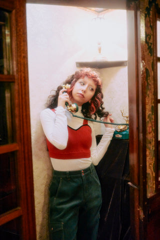 Autumn Dream Set Top / Red