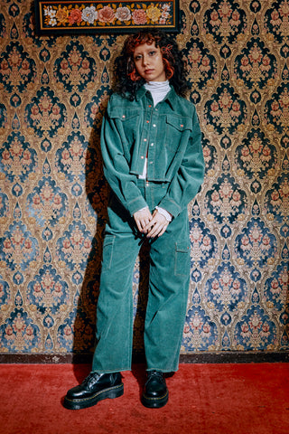 Laid Back Corduroy Shirt / Green