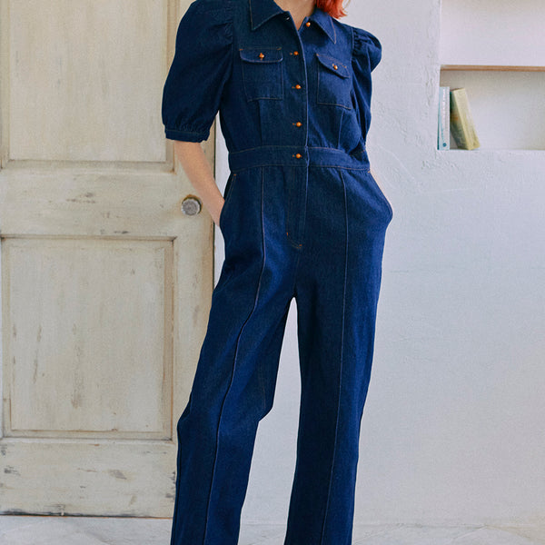 Angel's Denim All In One / Navy