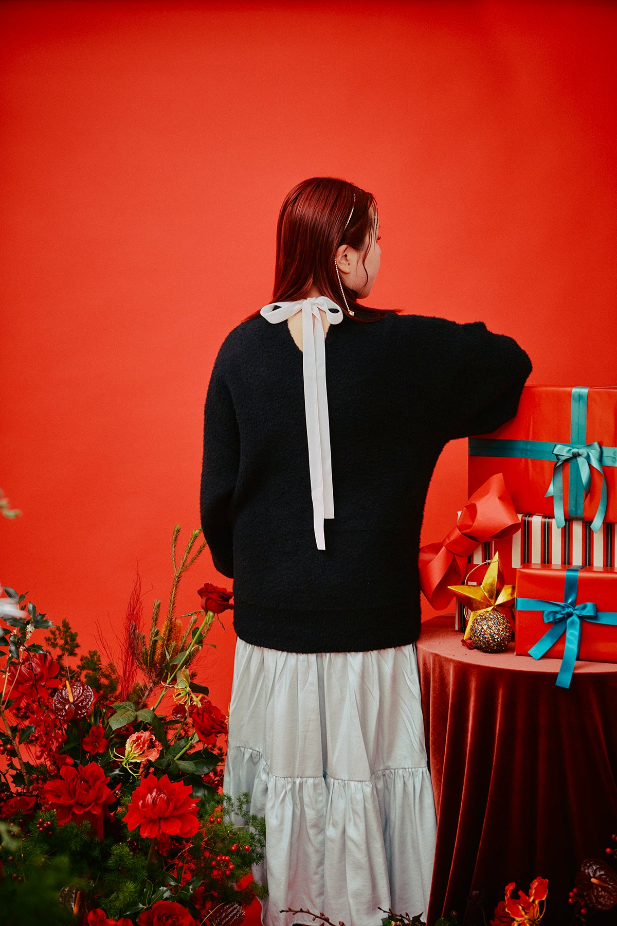 Velvet Ribbon Elegant Knit Top / Black – Dear Sisterhood