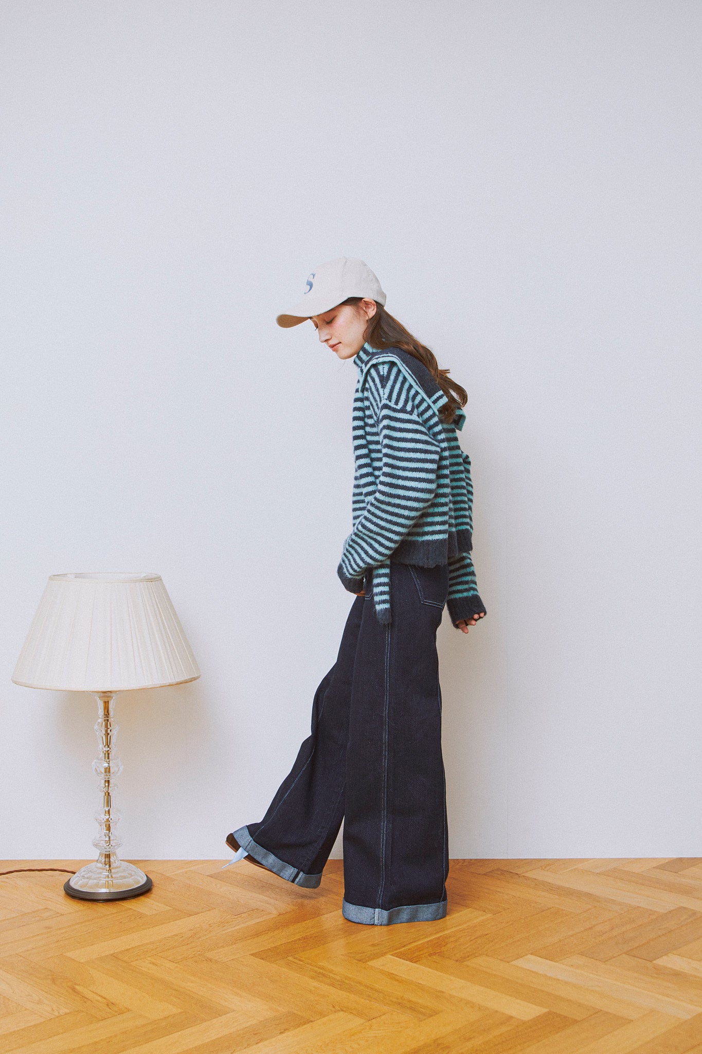 Maline Border Knit Set