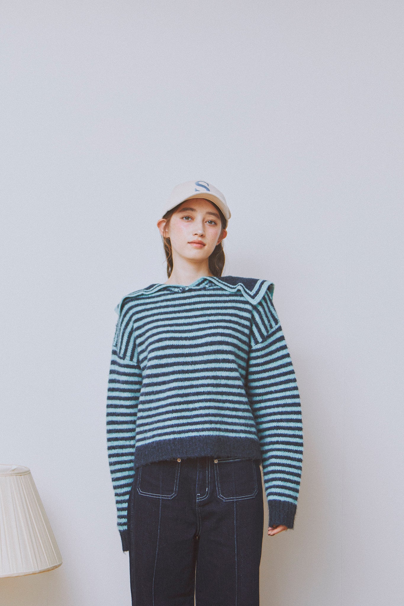 Maline Border Knit Set