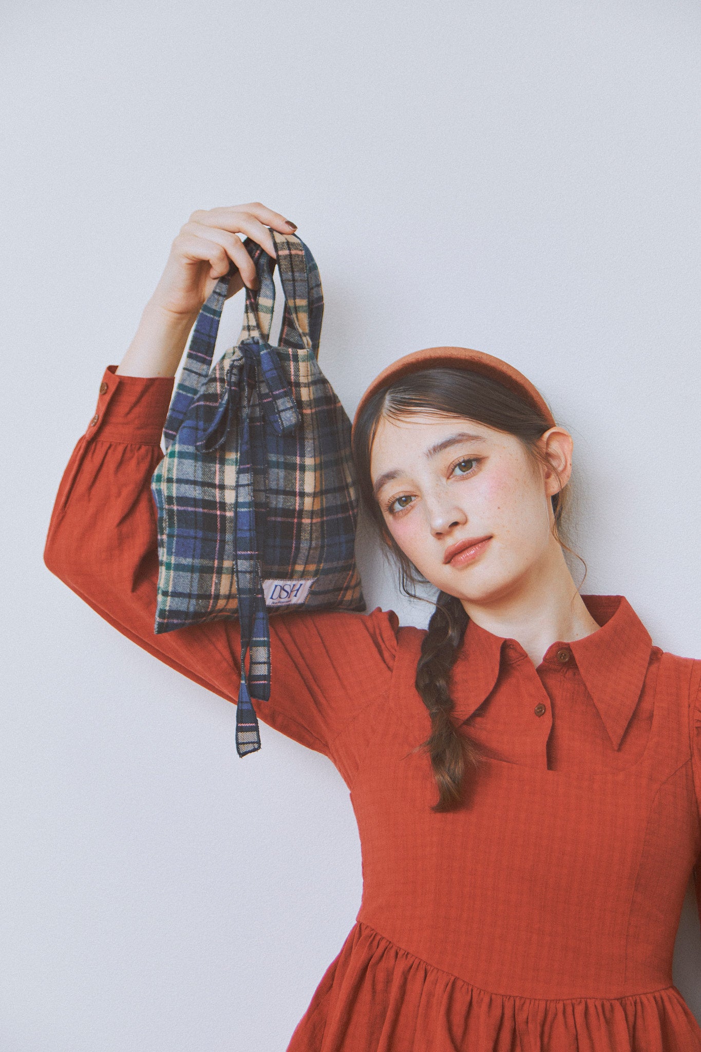 25AW DSH Fabric Ribbon Musette Bag