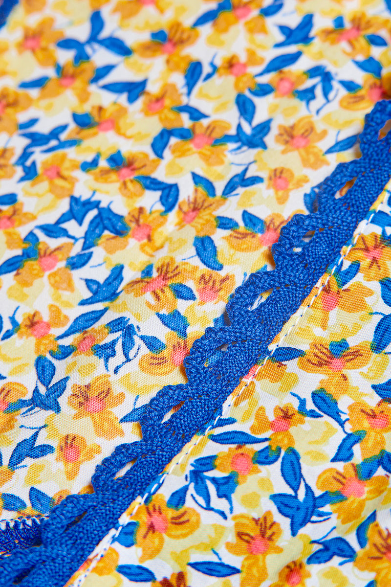 Feel Pretty Flower Hair Skirf / Yellow