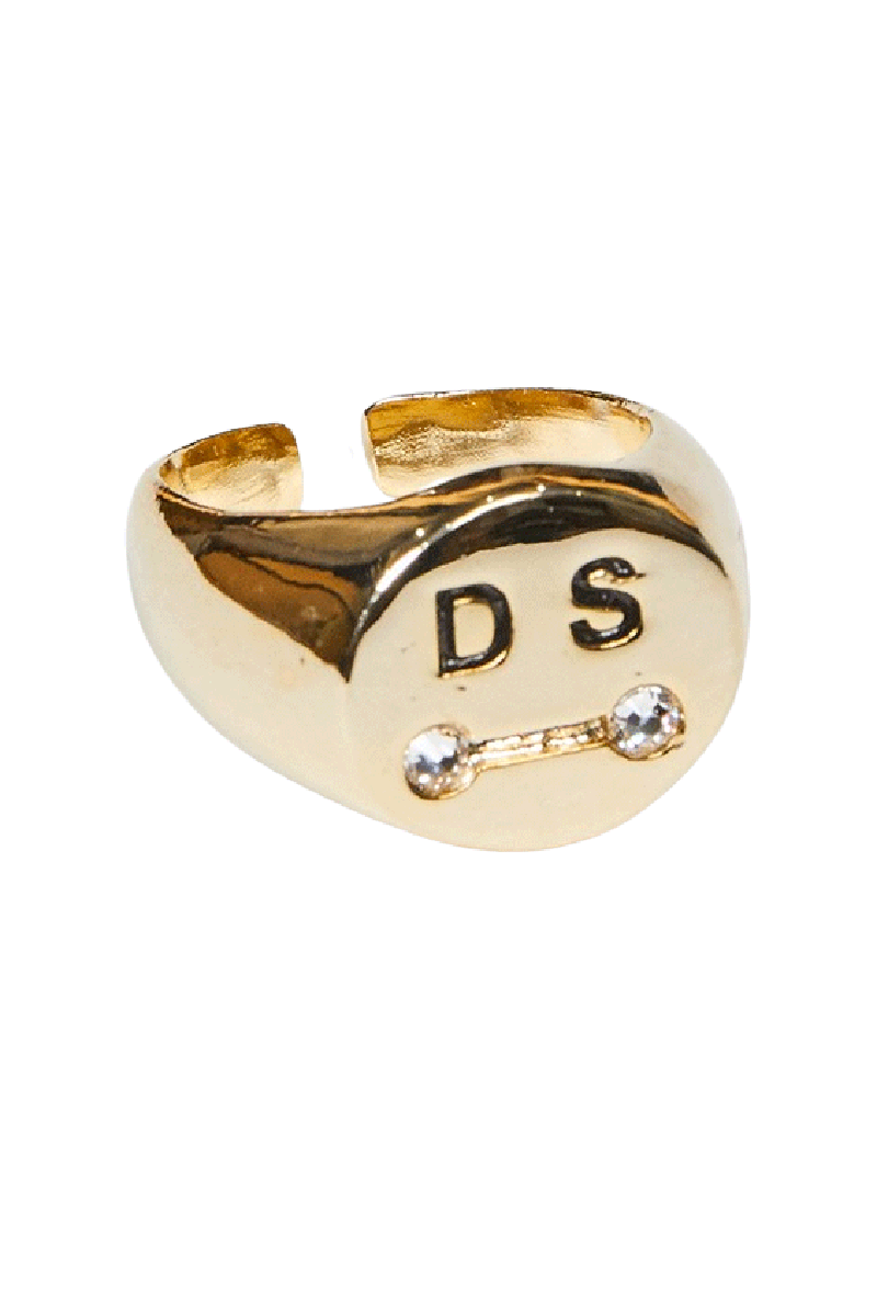 Mr.DSH Stones Ring / Gold