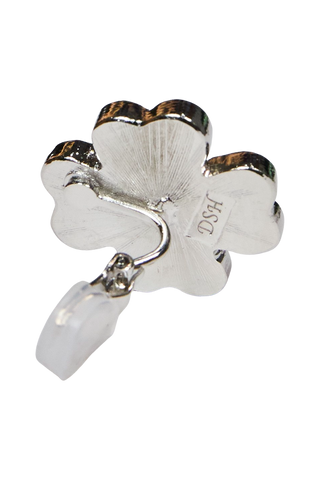 Good Luck Clover Earring / Silver