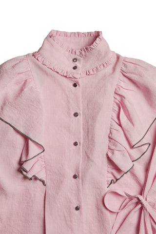 Melting Sunshine Shirt Blouse / Pink