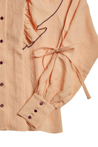 Melting Sunshine Shirt Blouse / Orange